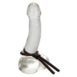 Rings! Silicone Stud Lasso Cock Ring - Black