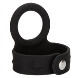 Rings! Silicone Tri-Snap Scrotum Support Cock Ring - Medium