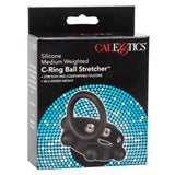 Rings! Silicone Medium Weighted C-Ring Ball Stretcher Cock Ring