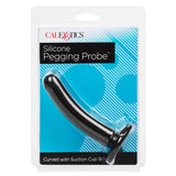 Anal Toys Silicone Pegging Probe Butt Plug - Black