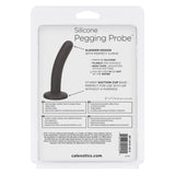 Anal Toys Silicone Pegging Probe Butt Plug - Black