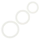 Rings! Tri Rings Cock Ring Set (3 Piece Set) - GLOW IN THE DARK