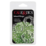 Rings! Island Rings Cock Rings (3 piece set) - Clear