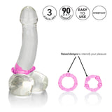Rings! Island Rings Cock Rings (3 piece set) - Pink