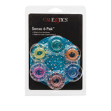 Rings! Senso 6 Pack Cock Rings (6 Piece Set)- Assorted Colors
