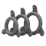 Rings! Pro Series Silicone Cock Ring Set (3 Piece Set)