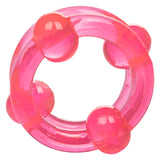 Rings! Island Rings Double Stacker Cock Rings (2 piece set) - Pink