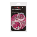 Rings! Silicone Rings Cock Rings - Clear - 2 Per Set