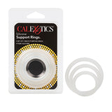 Rings! Silicone Support Rings Cock Rings (3 Piece Set) - Clear