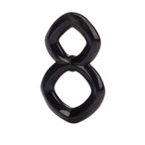 Rings! Crazy 8 Cock Ring - Black