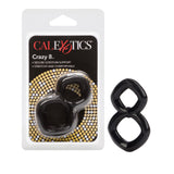 Rings! Crazy 8 Cock Ring - Black