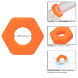 Alpha Liquid Silicone Prolong Sexagon Cock Ring