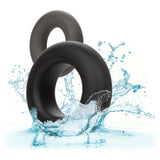 Alpha Liquid Silicone Prolong Cock Ring (2 Piece Set)