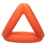 Alpha Liquid Silicone Tri-Ring - Orange