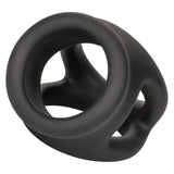Alpha Liquid Silicone Dual Cage & Ring - Black