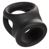 Alpha Liquid Silicone Dual Cage & Ring - Black