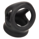 Alpha Liquid Silicone Dual Cage & Ring - Black