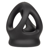 Alpha Liquid Silicone Dual Cage & Ring - Black