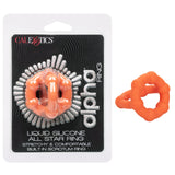 Alpha Liquid Silicone All Star Ring - Orange