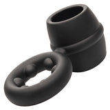 Alpha Liquid Silicone Dual Magnum Ring - Black