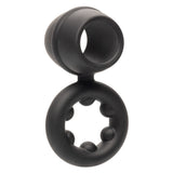 Alpha Liquid Silicone Dual Magnum Ring - Black