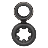 Alpha Liquid Silicone Dual Magnum Ring - Black