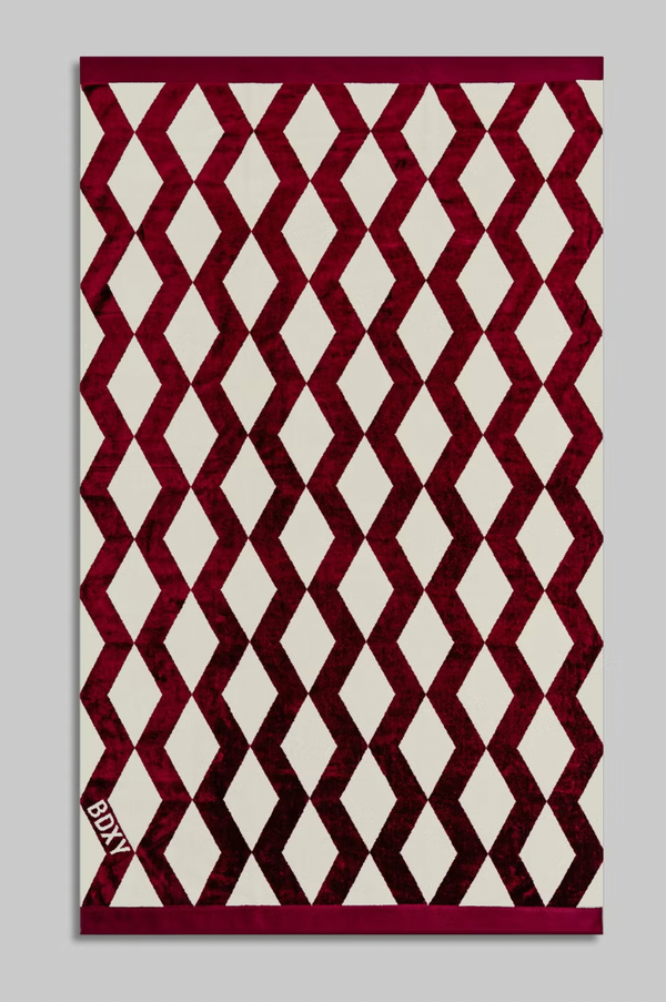 The Wrap Towel Burgundy by BDXY