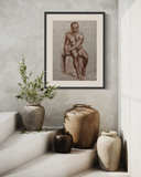 Clyde Archibald, Seated Man, ca 1960