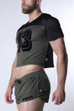 CELLBLOCK 13 Starter Mesh Crop Tee - Green
