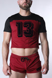 CELLBLOCK 13 Starter Mesh Crop Tee - Red
