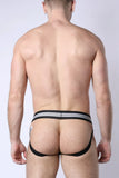 CELLBLOCK Take Down Jockstrap w/ Removable Pouch Grey