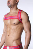 CELLBLOCK 13 Tight End Elastic Harness - Red