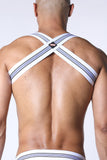CELLBLOCK 13 Tight End Elastic Harness - White