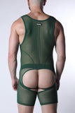 CELLBLOCK 13 Void Mesh Body Suit - Green