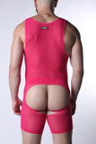 CELLBLOCK 13 Void Mesh Body Suit - Pink