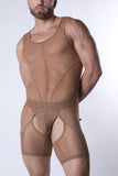 CELLBLOCK 13 Void Mesh Body Suit - Tan