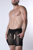 CELLBLOCK 13 Void Mesh Chap Short - Black