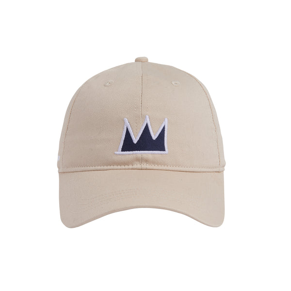 Jean-Michel Basquiat Gold Crown Dad Cap - Stone