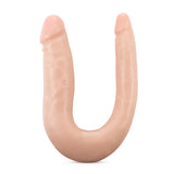 Dr. Skin Mini Double Dong Vanilla 12.5-Inch Long Double Dildo