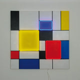 Mondrian Inspired Led Neon Painting