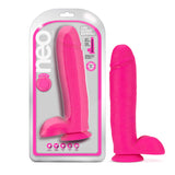 Neo Realistic Neon Pink 11-Inch Long Dildo