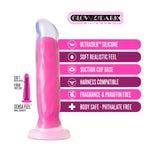 Neo Elite Marquee Glow In The Dark Neon Pink 8-Inch Dildo