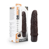 Dr. Skin Silicone Dr. Robert Brown 7.25-Inch Long Vibrating Dildo