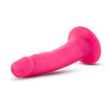 Neo Realistic Neon Pink 6-Inch Long Dildo