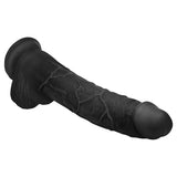 Hung Harry 11.75" Dildo With Balls - Black