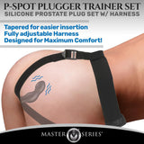 P-Spot Plugger 28X Silicone Prostate Plug W/ Harness & Remote Control