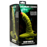 Creature Cock Swamp Monster Green Scaly Silicone Dildo