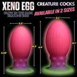 Creature Cock Xeno Egg Glow In The Dark Silicone Egg