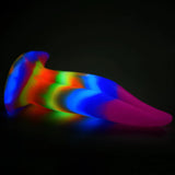 Creature Cock Unicorn Kiss Unicorn Tongue Glow-In-The-Dark Silicone Dildo