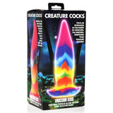 Creature Cock Unicorn Kiss Unicorn Tongue Glow-In-The-Dark Silicone Dildo